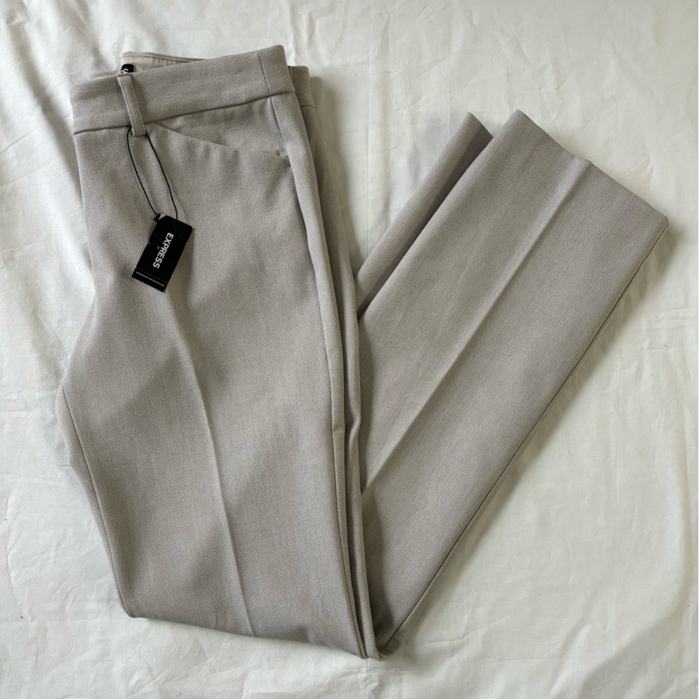 Express Editor Barely Boot Low Rise Slacks